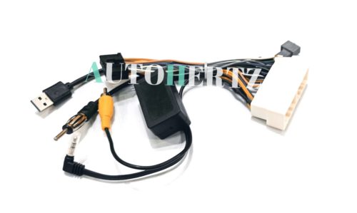 hyundai creta 2021 executive model android stereo coupler with camera adapter usb & mic retention