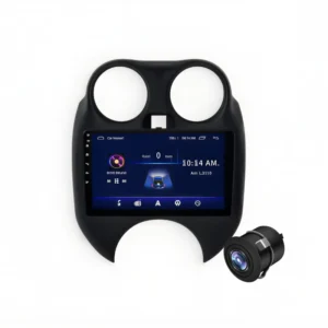 Autohertz-Nissan-Micra-old-Android-stereo-with-AHD-Camera