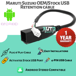 Maruti SUzuki company fitted stock OE usb activator for android stereo