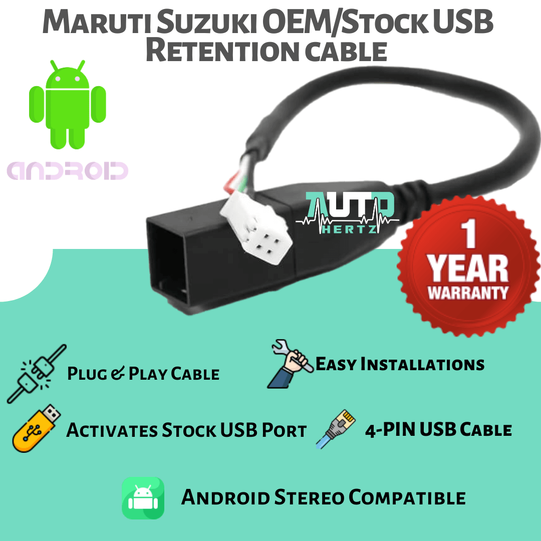 Maruti Suzuki Swift USB Cable For Android