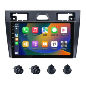 Ford Fiesta 9 Inch Android Stereo 4GB RAM 64GB With 360 3D Camera | DSP | Wireless Apple CarPlay