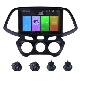 Hyundai Santro (2018+) 9 Inch Android Stereo 4GB RAM 64GB With 360 3D Camera | DSP | Wireless Apple CarPlay