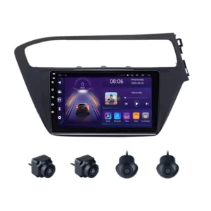Hyundai Elite i-20 (2018-2019) 9 Inch Android Stereo 4GB RAM 64GB With 360 3D Camera | DSP | Wireless Apple CarPlay