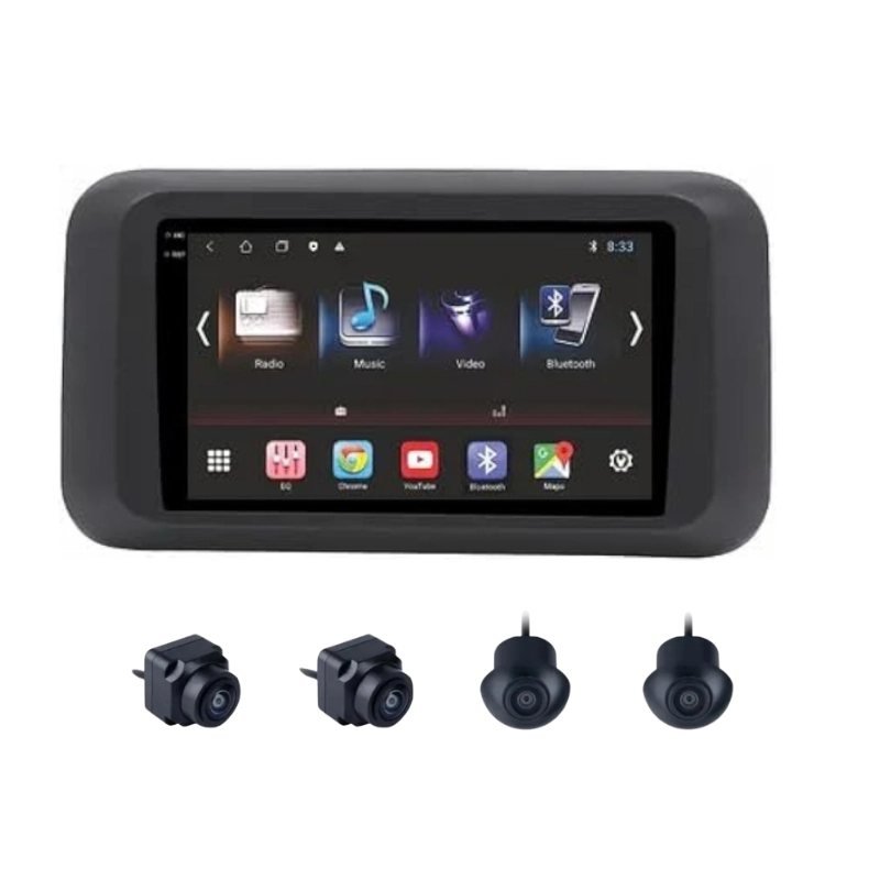 Mahindra THAR (2020+) 9 Inch Android Stereo 4GB RAM 64GB With 360 3D Camera | DSP | Wireless Apple CarPlay
