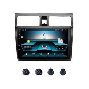 Maruti Suzuki Swift Dzire (2006-2011) 9 Inch Android Stereo 4GB RAM 64GB With 360 3D Camera | DSP | Wireless Apple CarPlay