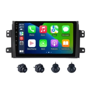 Maruti Suzuki SX4 9 Inch Android Stereo 4GB RAM 64GB With 360 3D Camera | DSP | Wireless Apple CarPlay