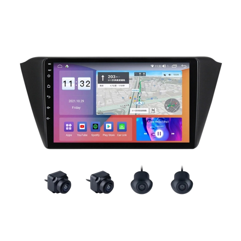 Skoda Superb 9 Inch Android Stereo 4GB RAM 64GB With 360 3D Camera | DSP | Wireless Apple CarPlay