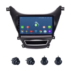 Hyundai Elantra (2014-2016) 9 Inch Android Stereo 2GB RAM 32GB With 360 3D Camera | DSP | Wireless Apple CarPlay | Android Auto