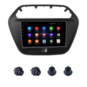 Mahindra TUV300 9 Inch Android Stereo 2GB RAM 32GB With 360 3D Camera | DSP | Wireless Apple CarPlay | Android Auto