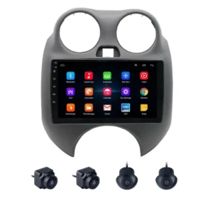 Nissan Micra 9 Inch Android Stereo 2GB RAM 32GB With 360 3D Camera | DSP | Wireless Apple CarPlay | Android Auto