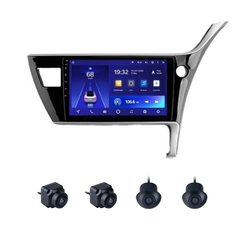 Toyota Corolla Altis (2017) 9 Inch Android Stereo 2GB RAM 32GB With 360 3D Camera | DSP | Wireless Apple CarPlay | Android Auto