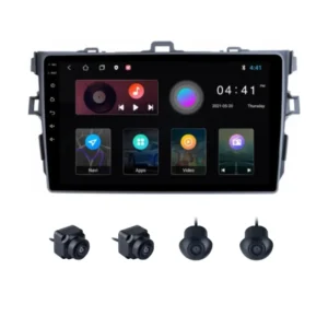 Toyota Corolla Altis (2008-2012) 9 Inch Android Stereo 2GB RAM 32GB With 360 3D Camera | DSP | Wireless Apple CarPlay | Android Auto