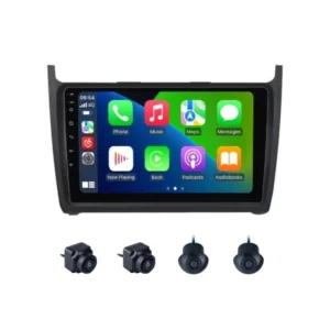 Volkswagen Polo 9 Inch Android Stereo 2GB RAM 32GB With 360 3D Camera | DSP | Wireless Apple CarPlay | Android Auto