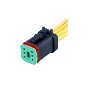 6 pole jcb style deutsch dt 6 pin female connector