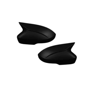 Tata Nexon Batman Style Side Mirror Covers - Premium ABS, Gloss Black Finish