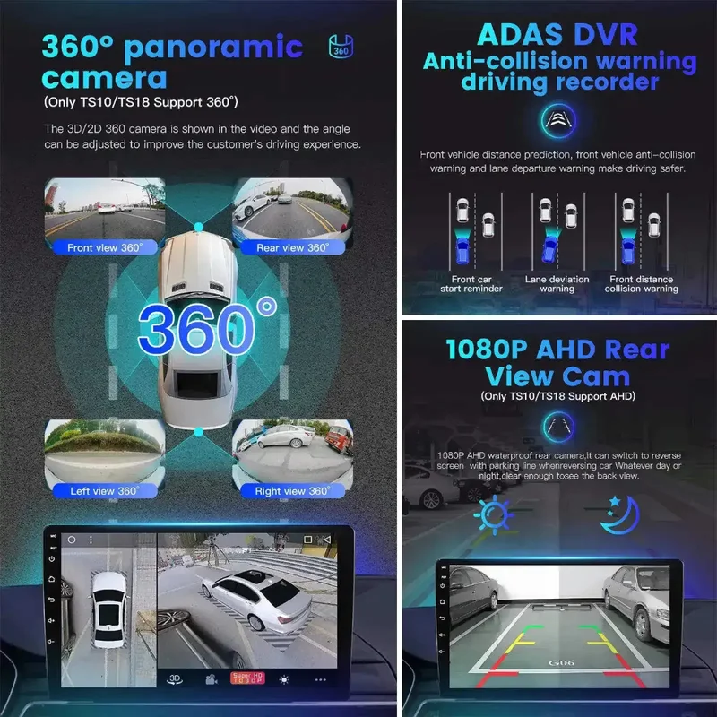 9 Inch Android Stereo OctaCore 6GB 128GB 4G SIM Support CarPlay Android Auto DSP 360 Support
